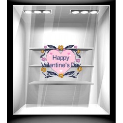 Αυτοκόλλητο βιτρίνας - Αγίος Βαλεντίνος 44